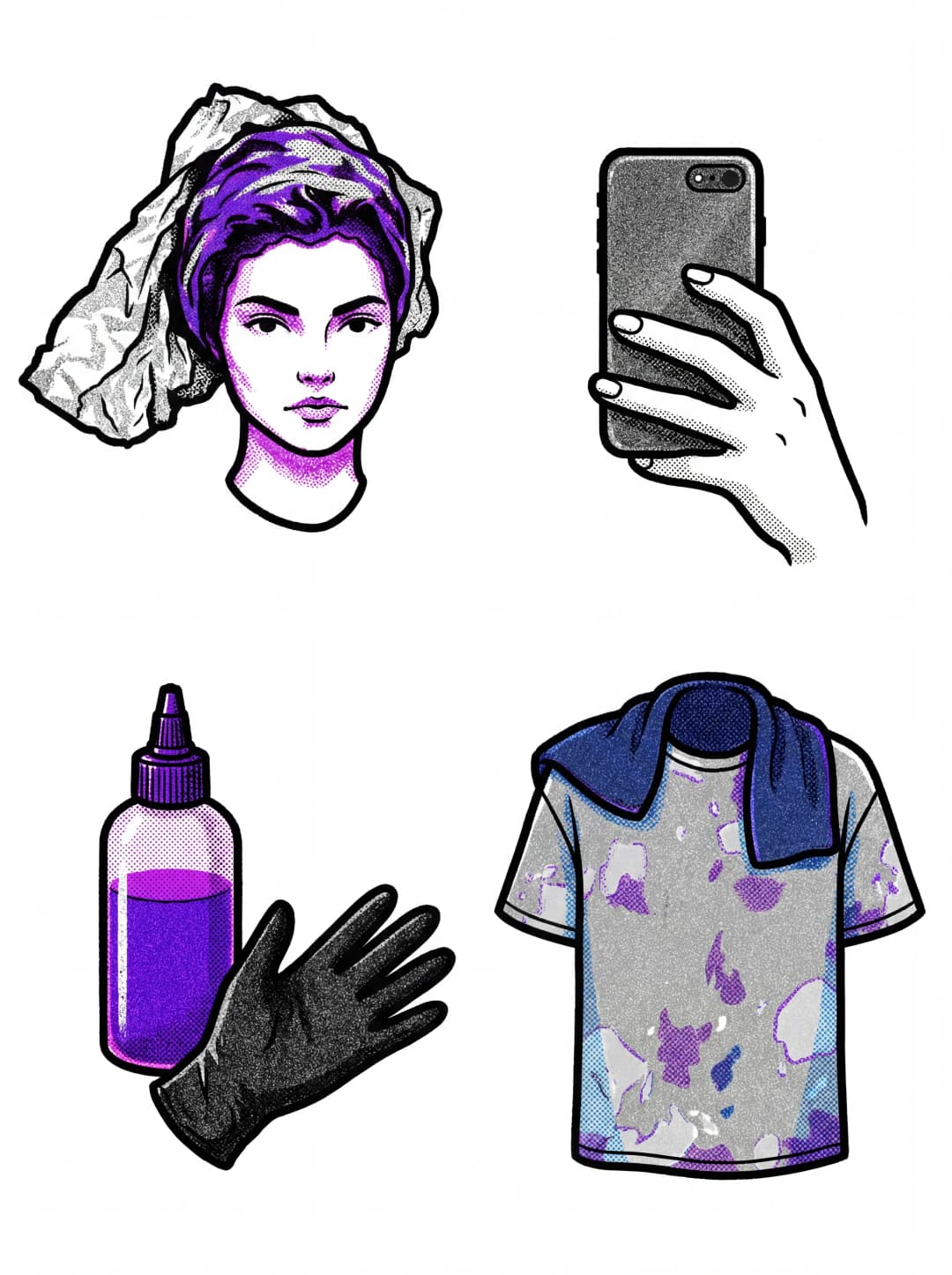 Seus ícones risograph em 40 segundos