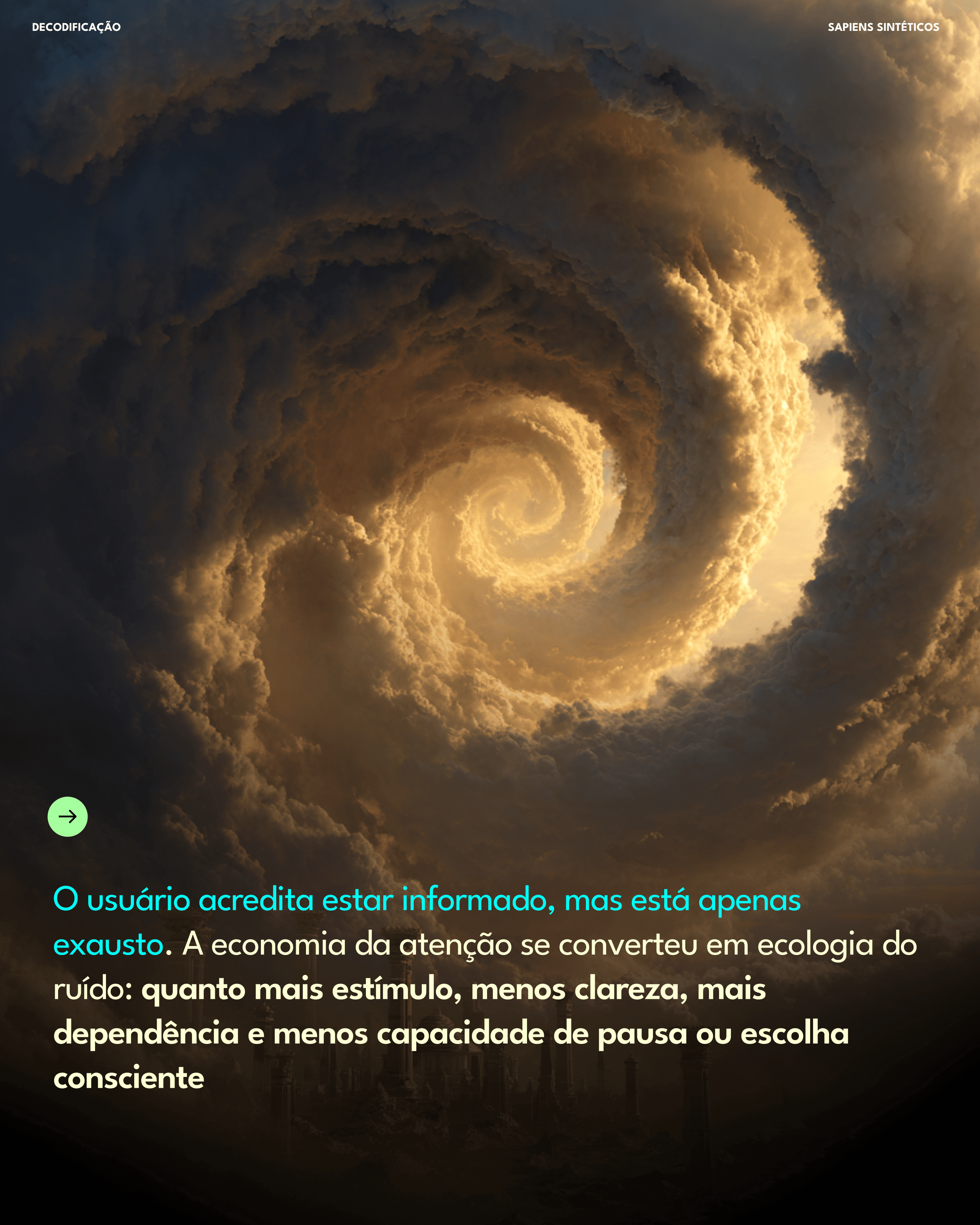 Economia da atenção vira ecologia do ruído