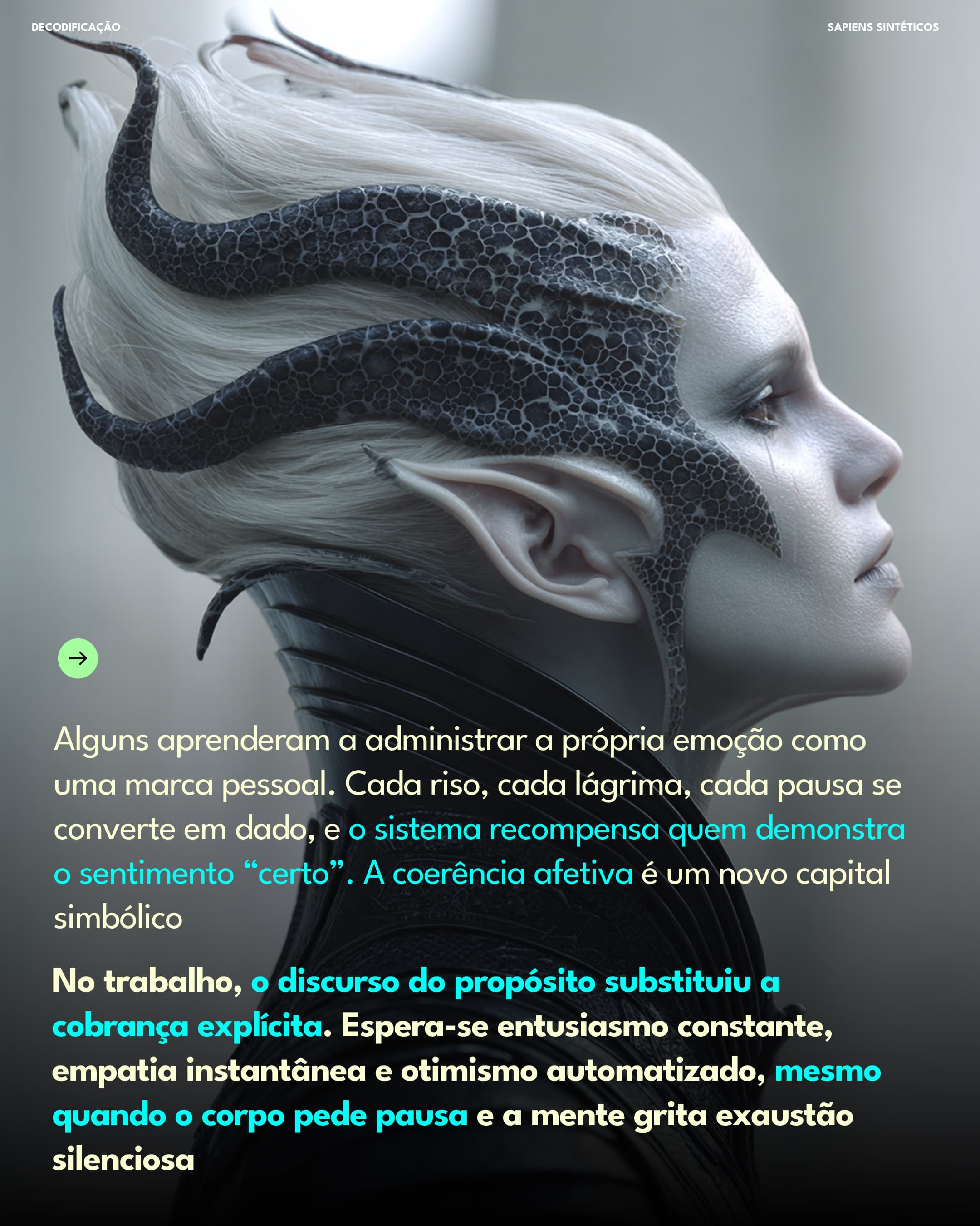 Administração pessoal do sentimento