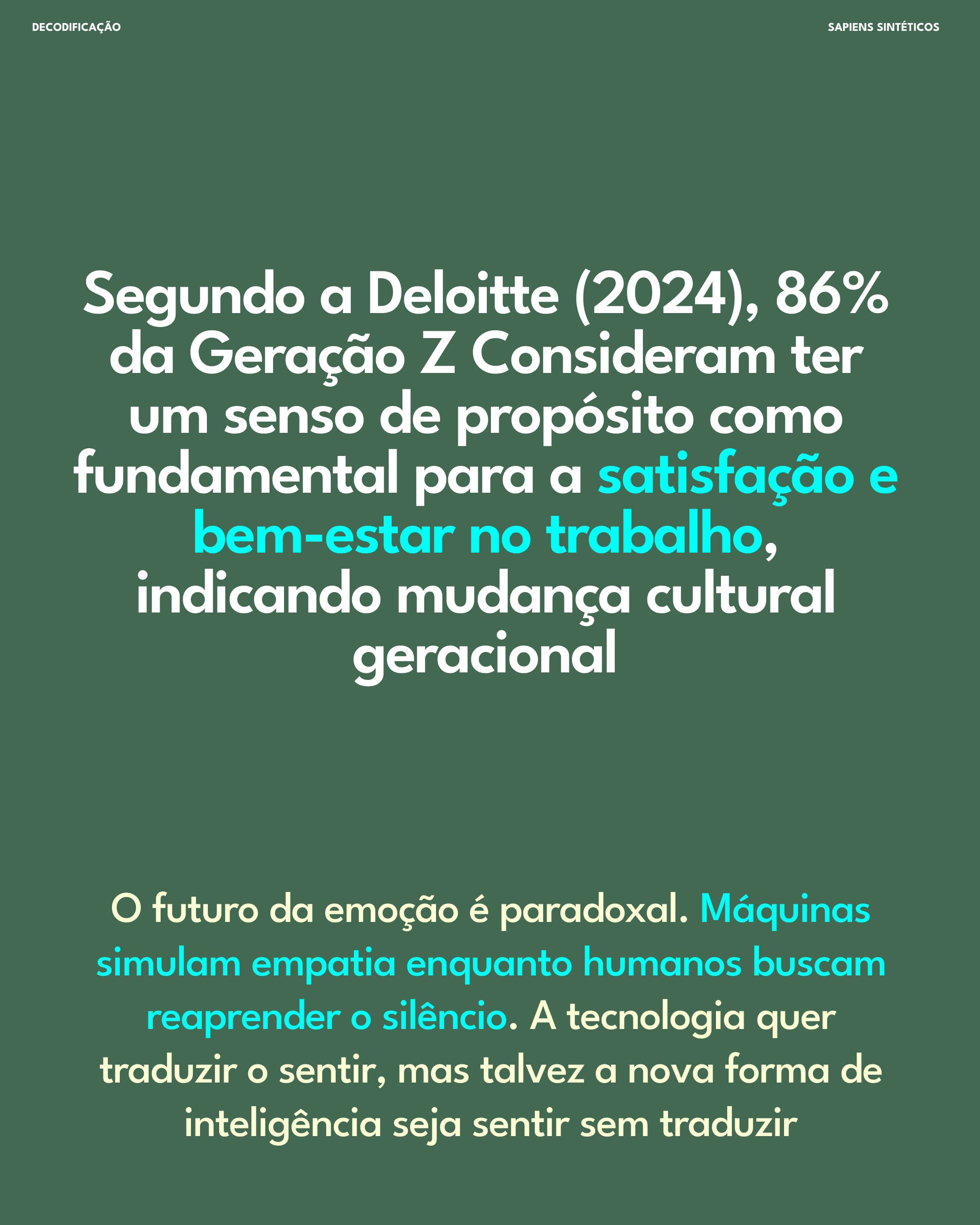 Sinais de desobediência afetiva