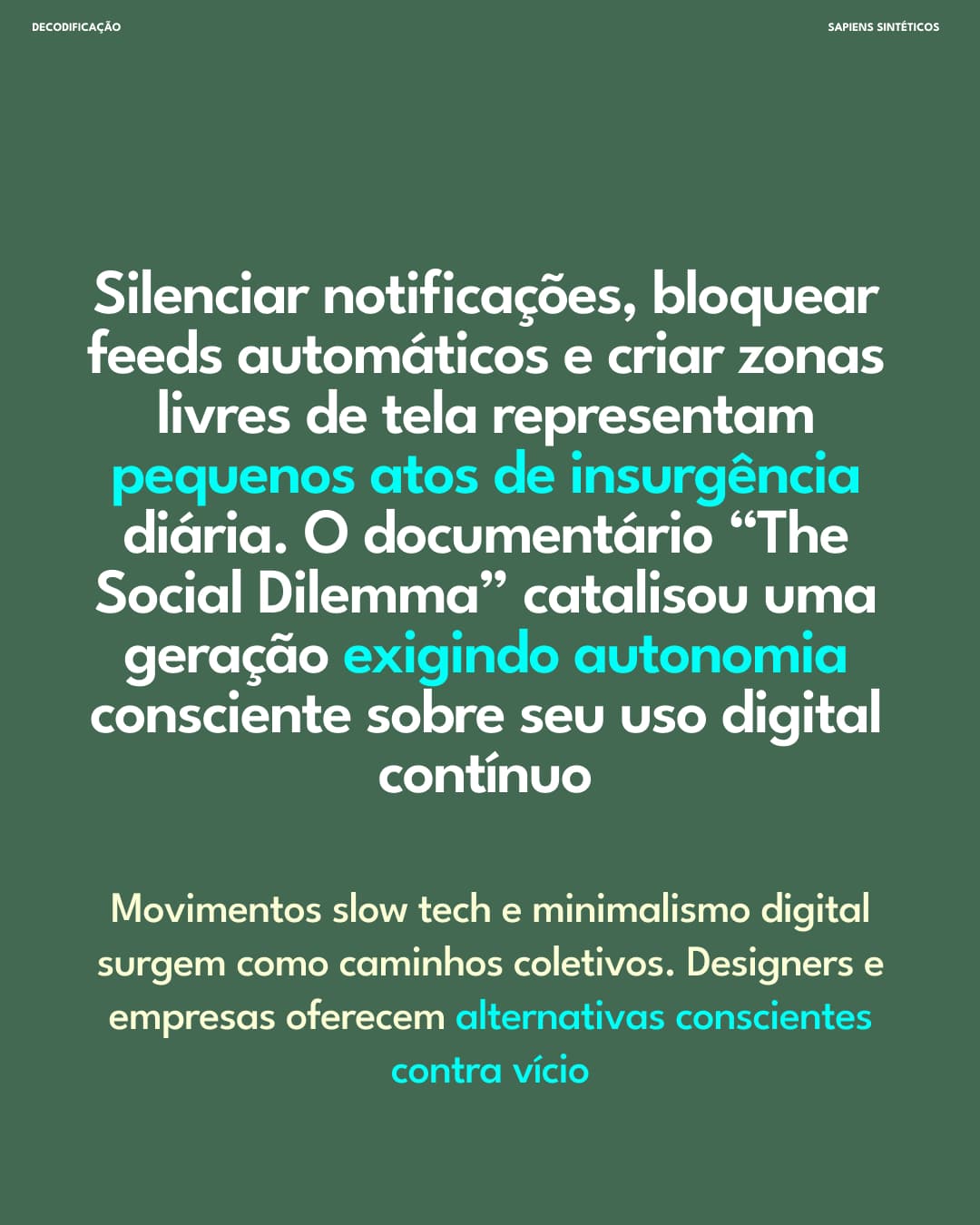 Feed como ferramenta de controle