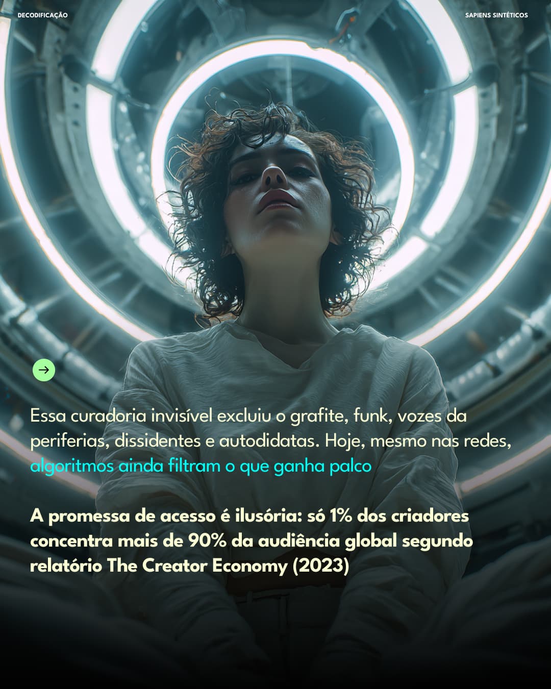 Curadoria institucional excludente