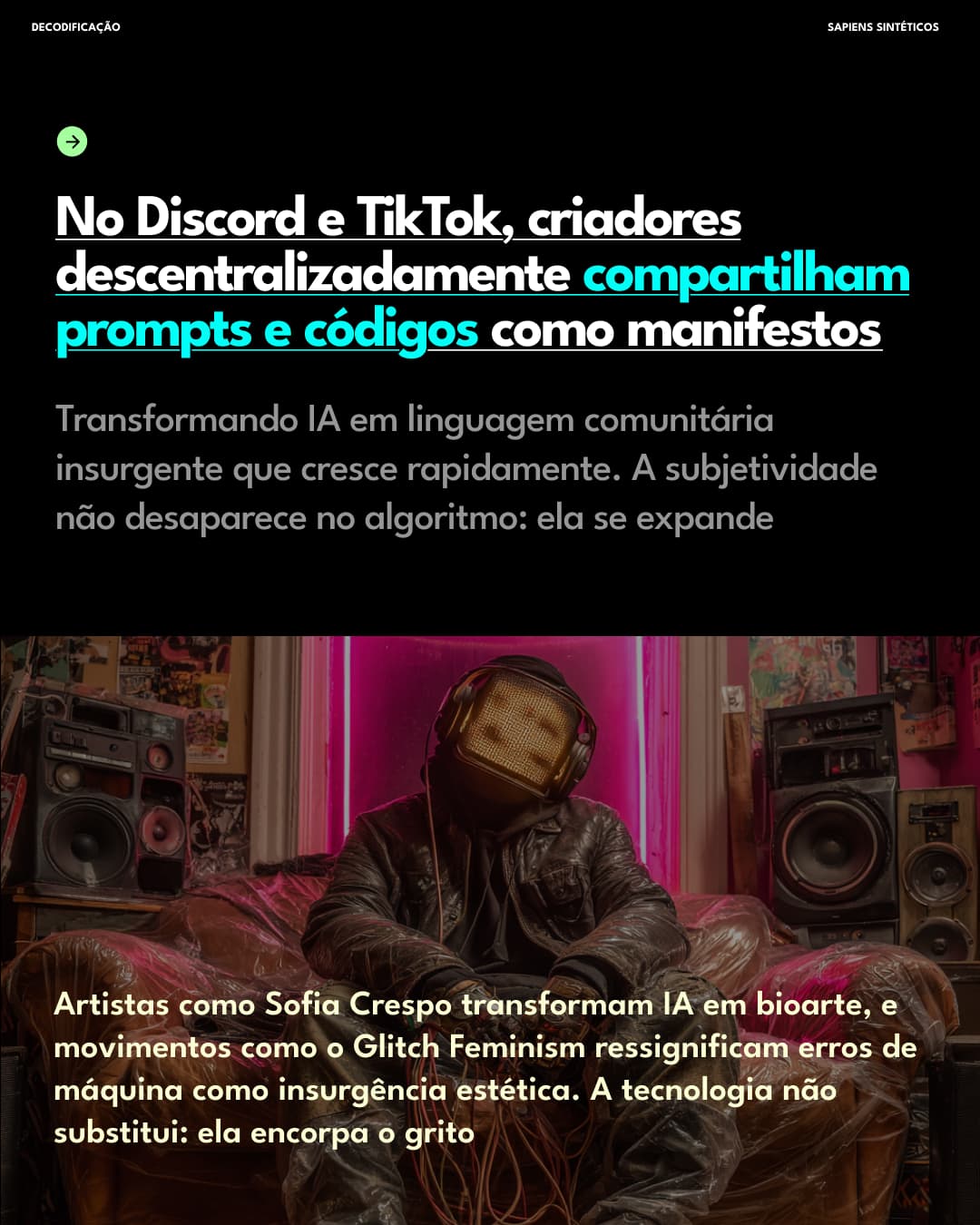 Comunidades criativas descentralizadas