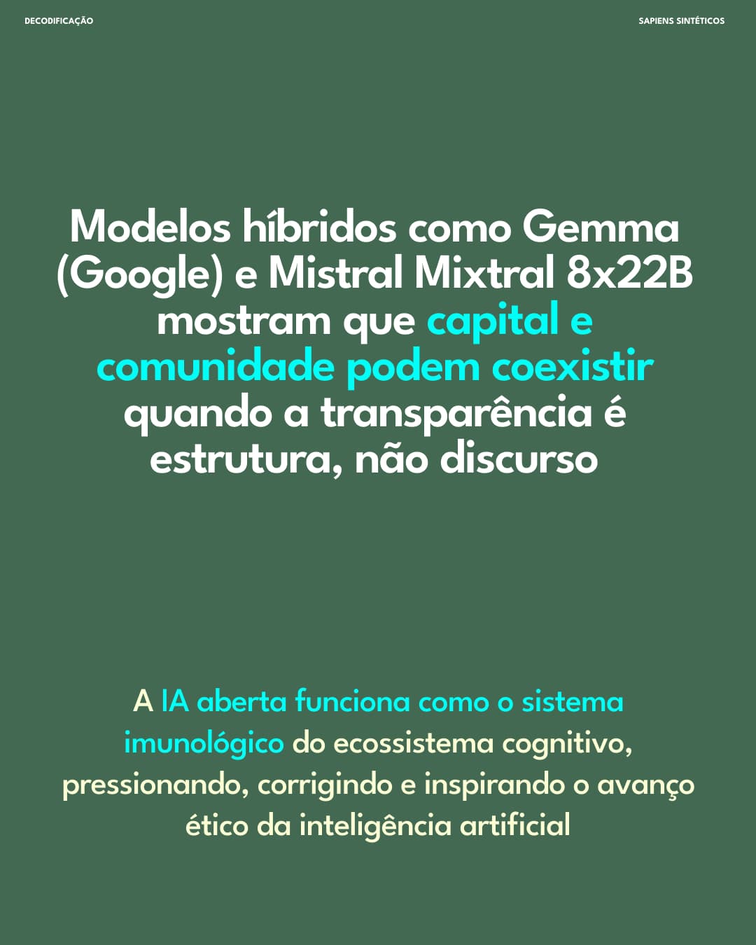 Modelos híbridos coexistindo