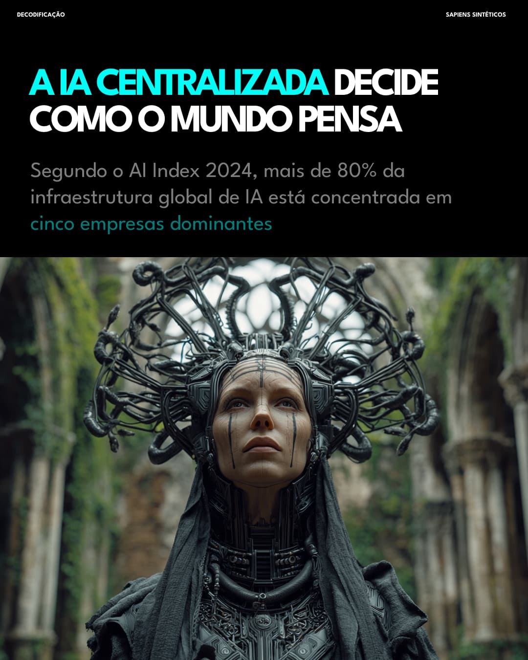 A IA centralizada decide como o mundo pensa