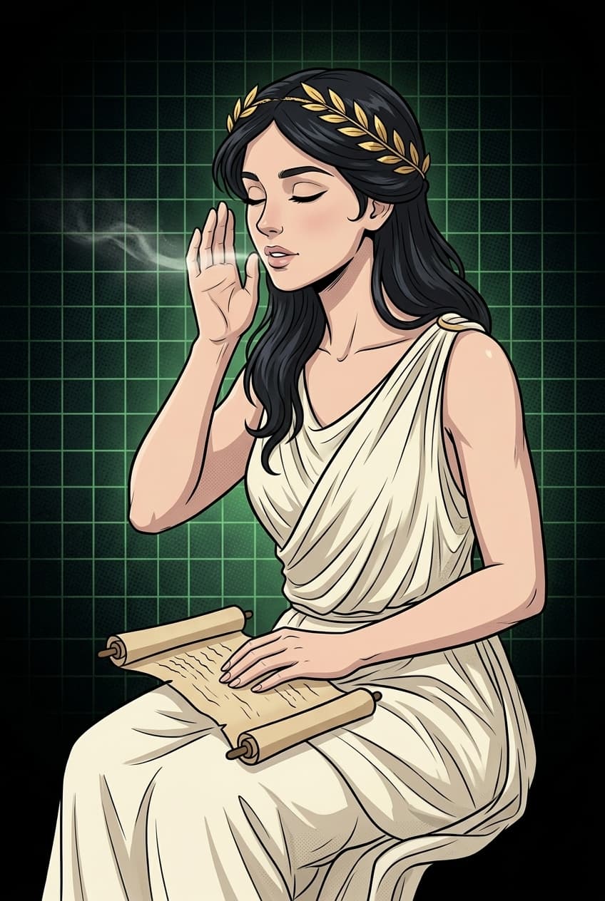 Ilustração editorial adulta, arte digital gerada por IA