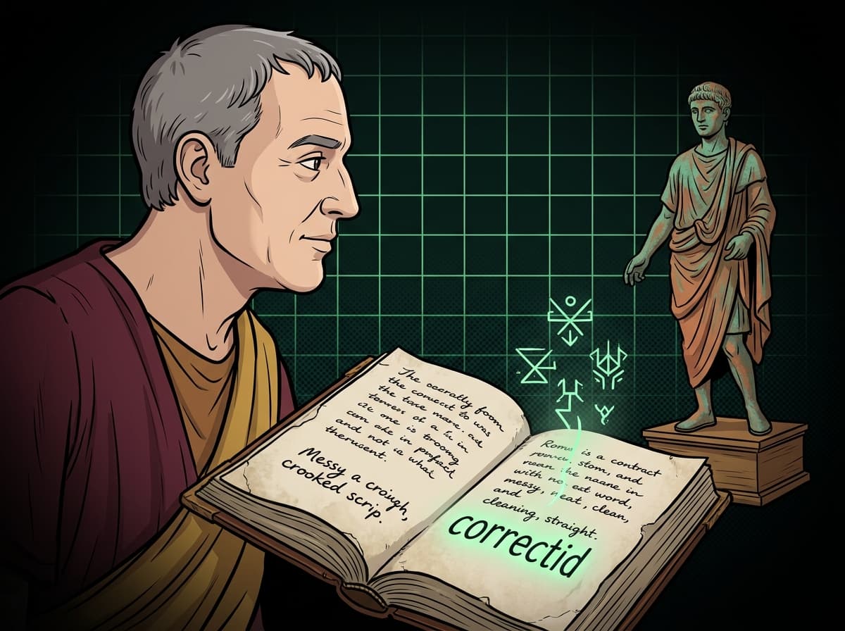 Ilustração editorial, mente humana e inteligência artificial