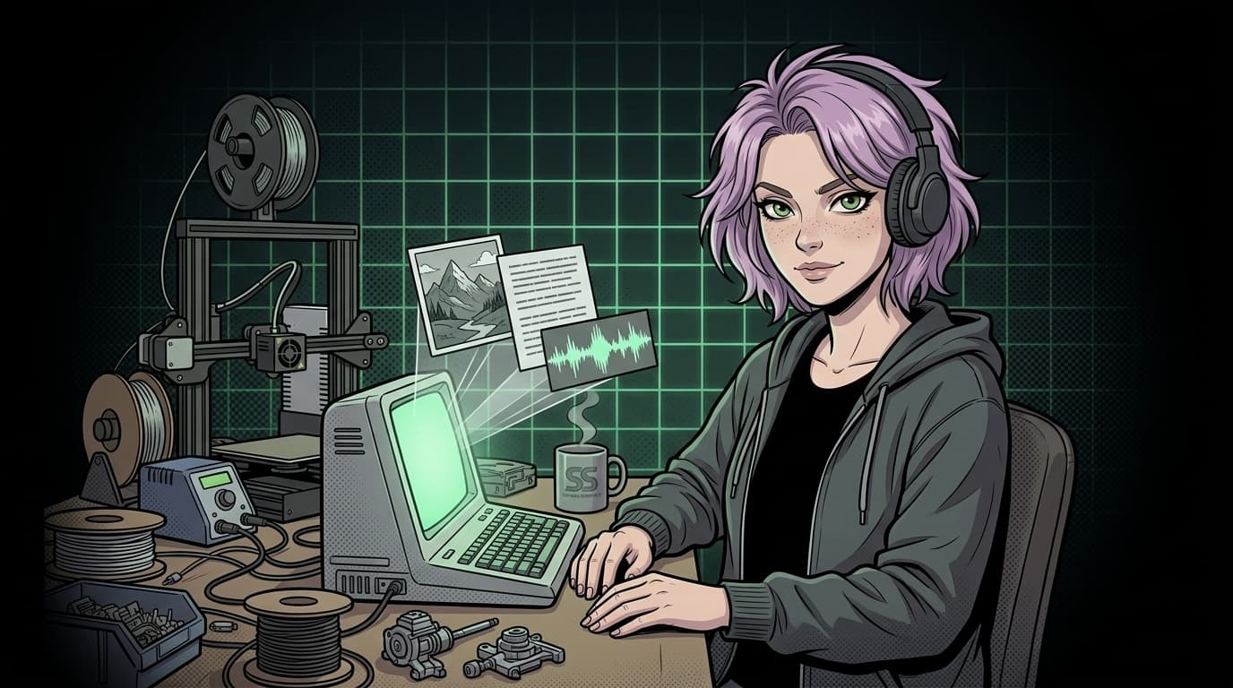 Helen Ailith, ilustração editorial de arte com IA
