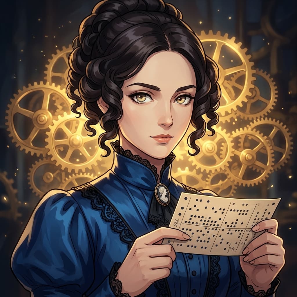 Ada Lovelace: arte digital da matemática visionária