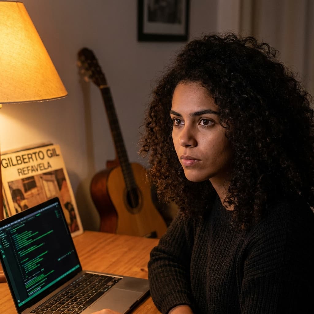 Arte digital: Ágata, mulher brasileira, tecnologia e música