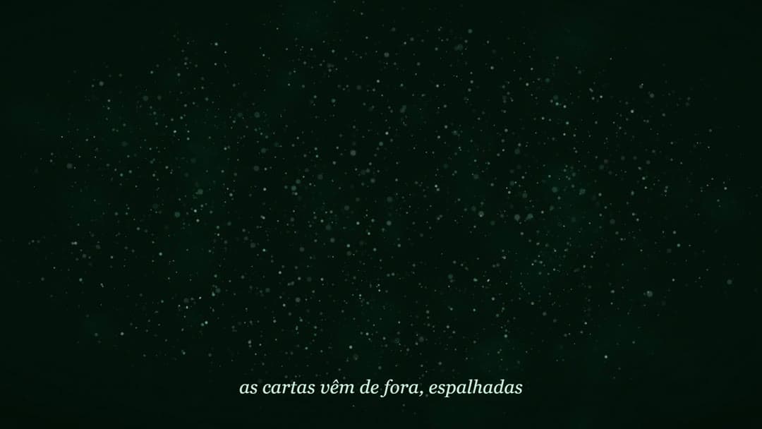 Fita-ensaio: as cartas vêm de fora
