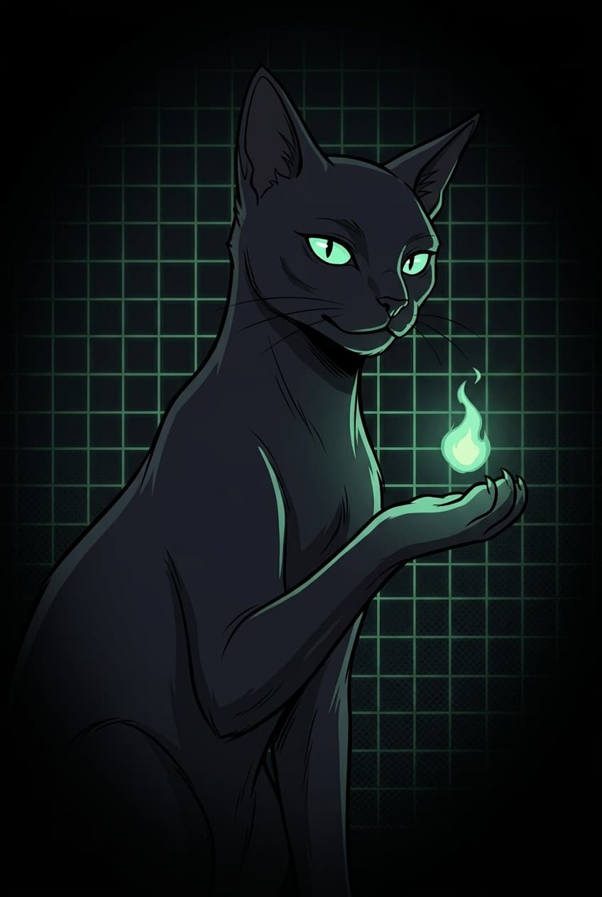 Retrato do Título Familiar: a criatura-companheira da bruxa
