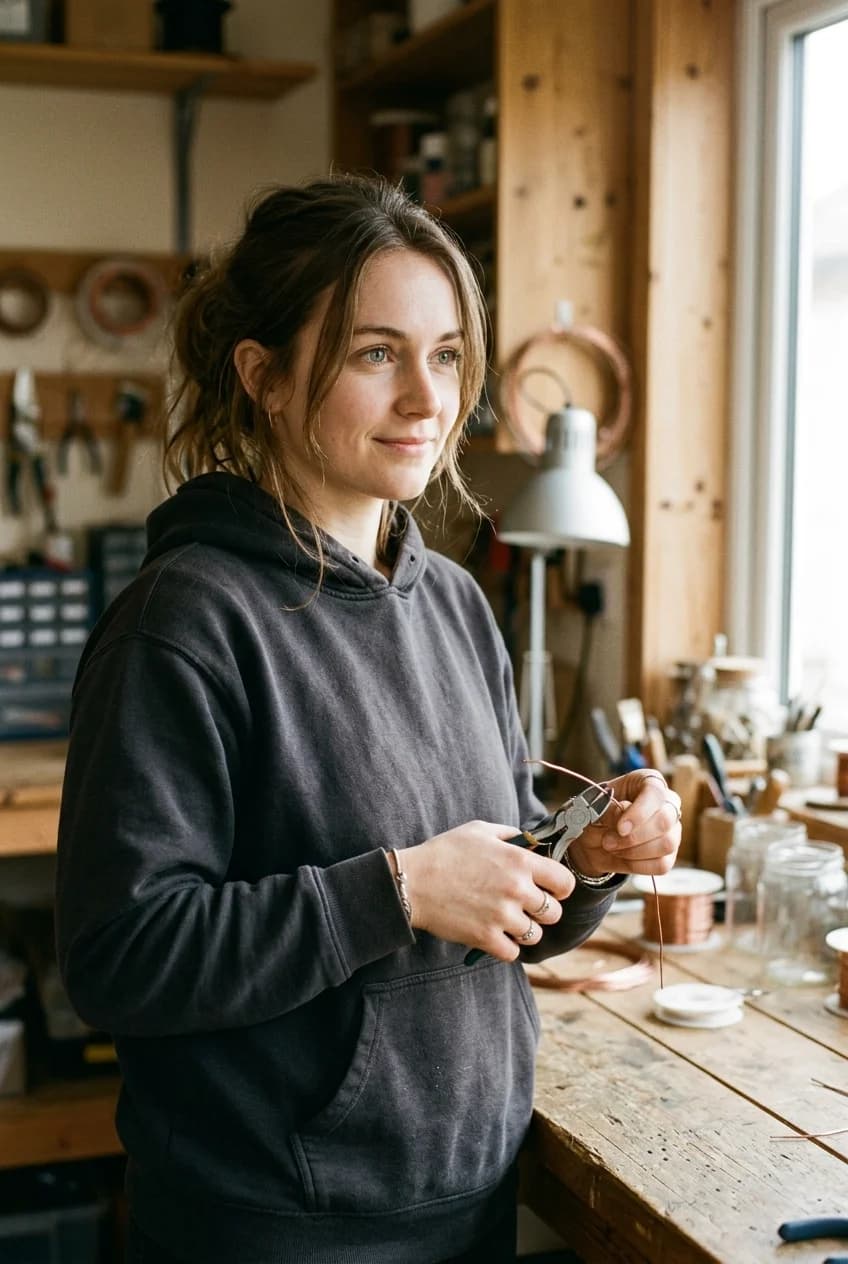 Arte IA: Retrato de Helen Ailith, curiosidade e alicate
