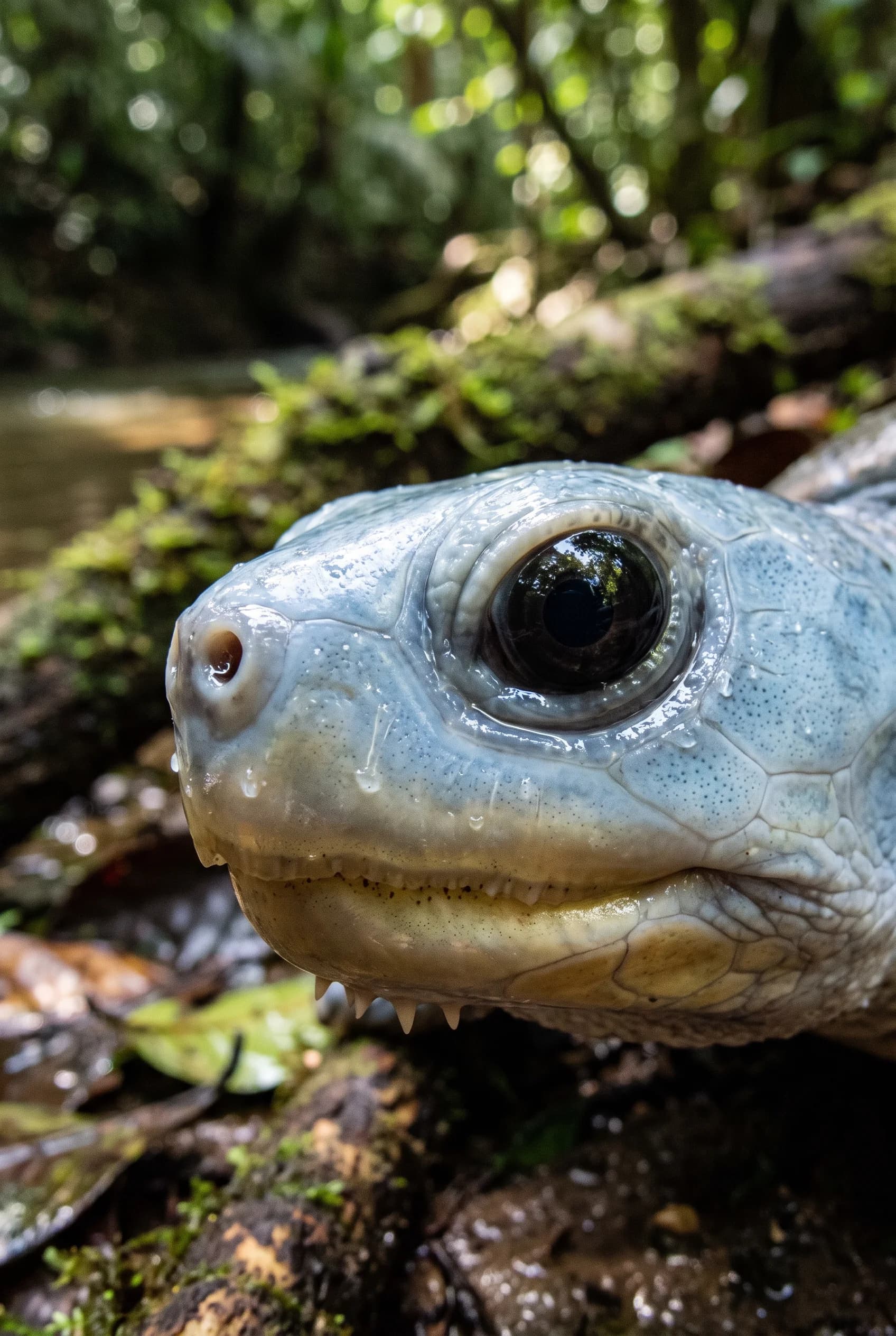 Squirtle realista em arte digital de criatura