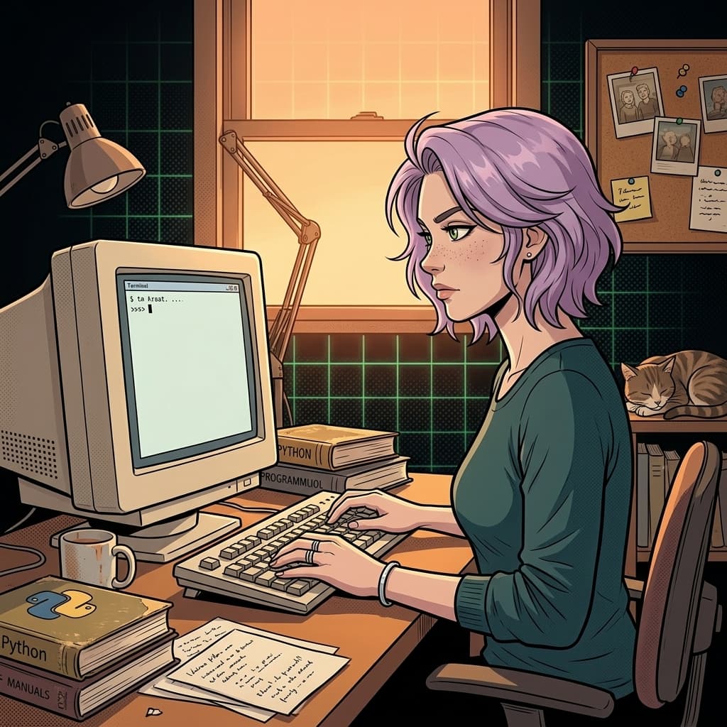 Arte IA: Helen Ailith, ilustração editorial moderna e vibrante