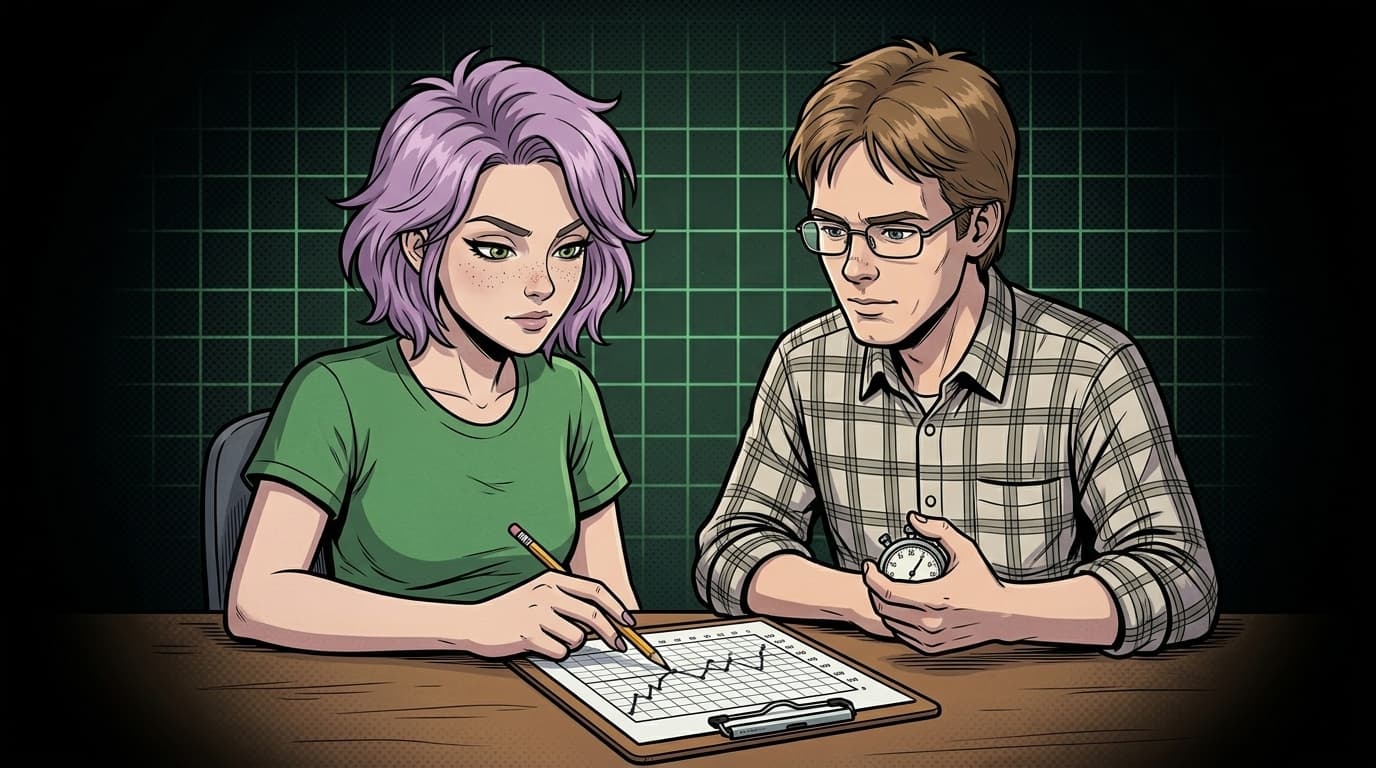 Ilustração editorial Helen Ailith, arte com IA e cabelo lavanda