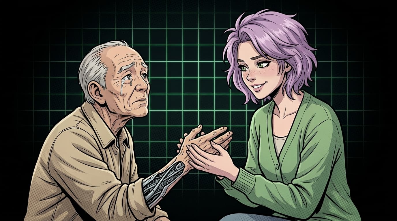 Ilustração editorial de Helen Ailith, arte com IA