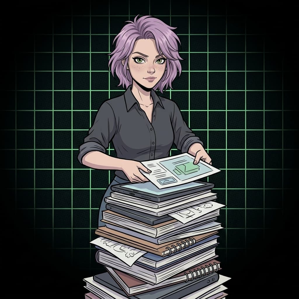 Retrato de Helen Ailith, ilustração editorial IA