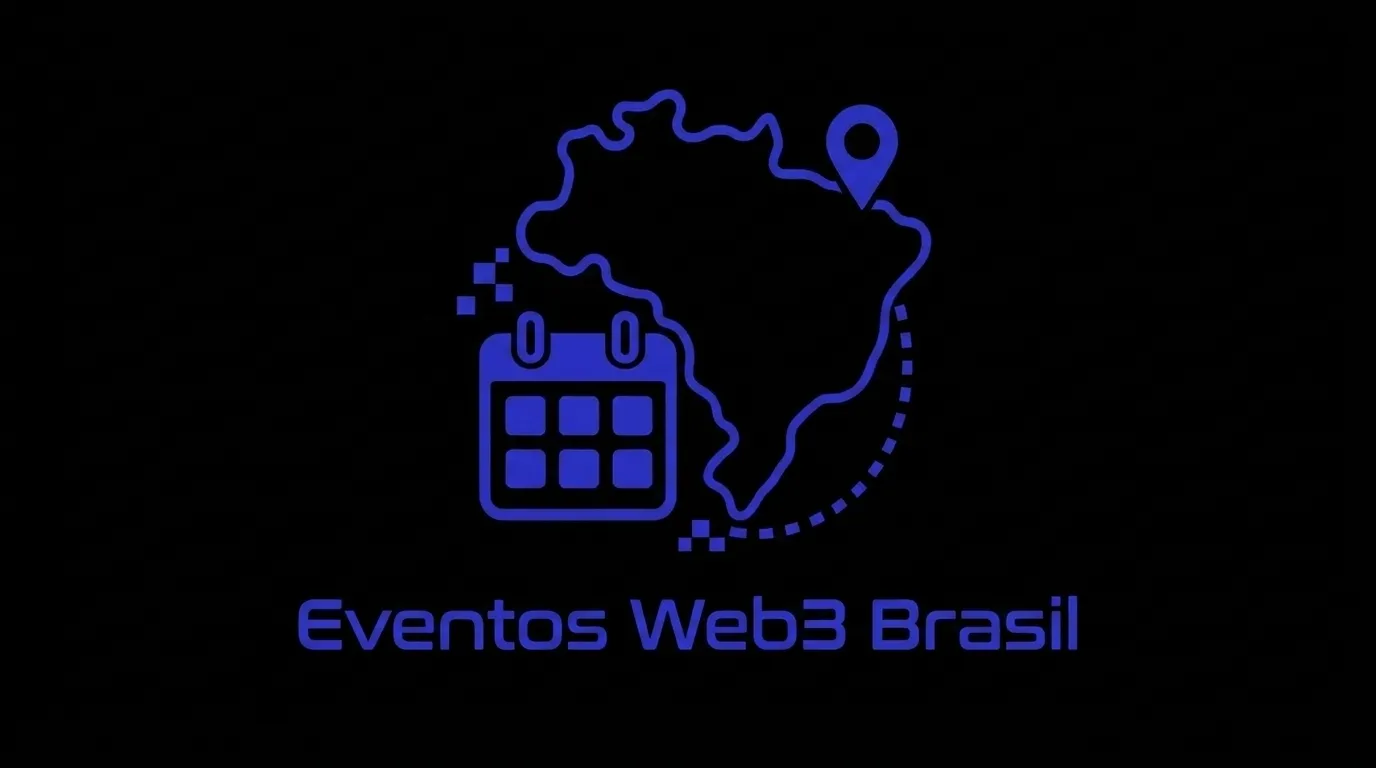 Design digital de Eventos Web3 Brasil com mapa