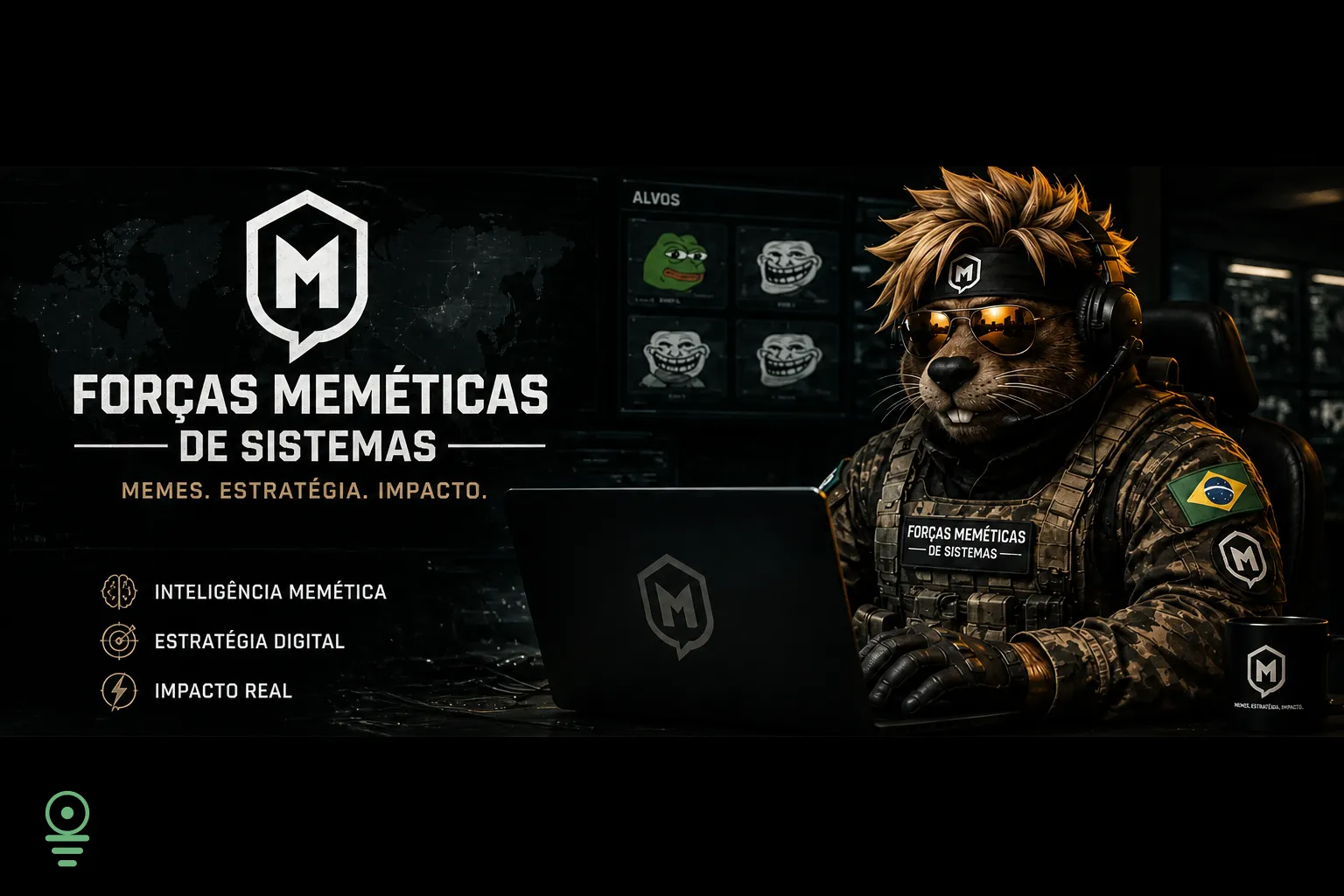 Banner personalizado com arte gerada por IA